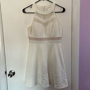 Juniors white dress
